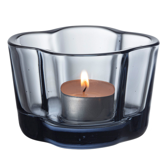 Iittala Alvar Aalto Collection -kynttilänjalka, kierrätyslasia, 6 cm.