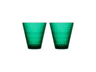 Iittala Kastehelmi juomalasi 30 cl, 2 kpl, smaragdi