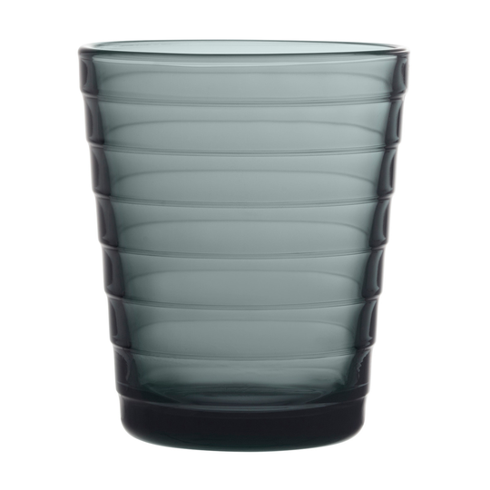 Iittala Aino Aalto juomalasi 22 cl, 2 kpl, tummanharmaa