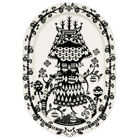 Iittala Taika tarjoilulautanen 41 cm, musta