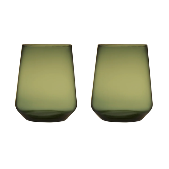 Iittala Essence vesilasi 2 kpl Sammaleenvihreä