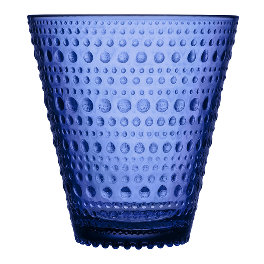 Iittala Kastehelmi juomalasi, 30 cl, 2 kpl, ultramariininsininen