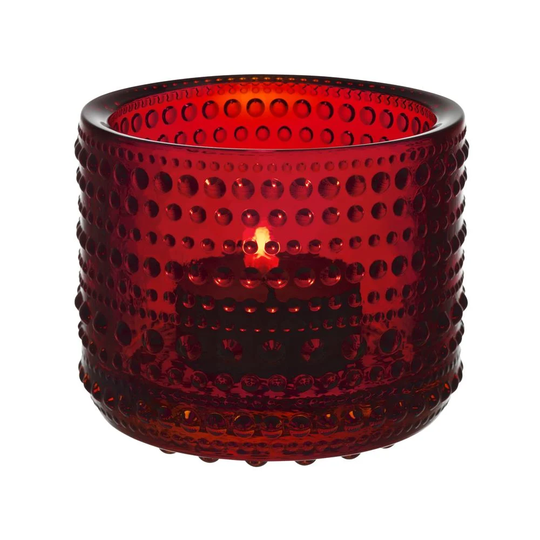 Iittala Kastehelmi kynttilälyhty 64 mm karpalo