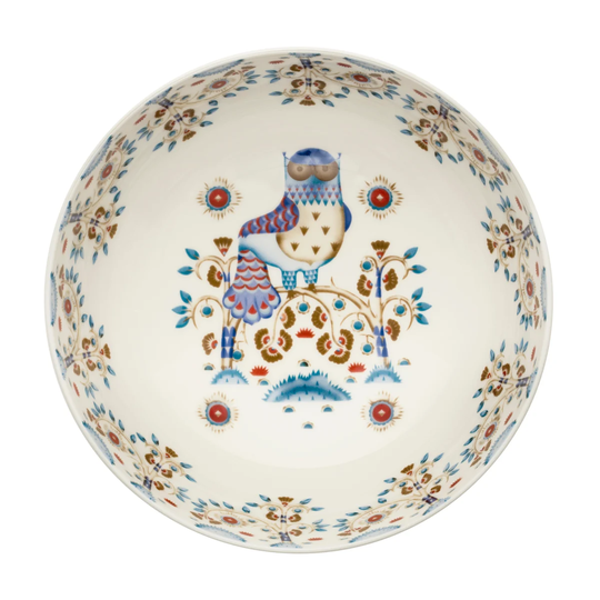 Iittala Taika tarjoilukulho valkoinen kuvioitu